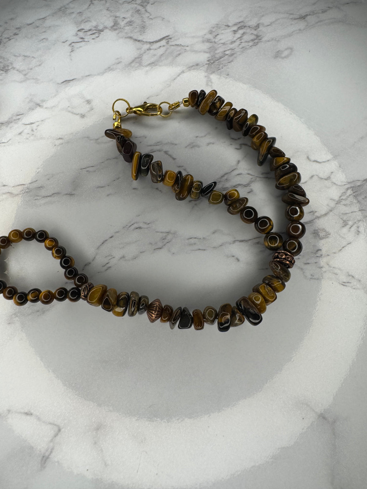Tiger eye hand, adornment