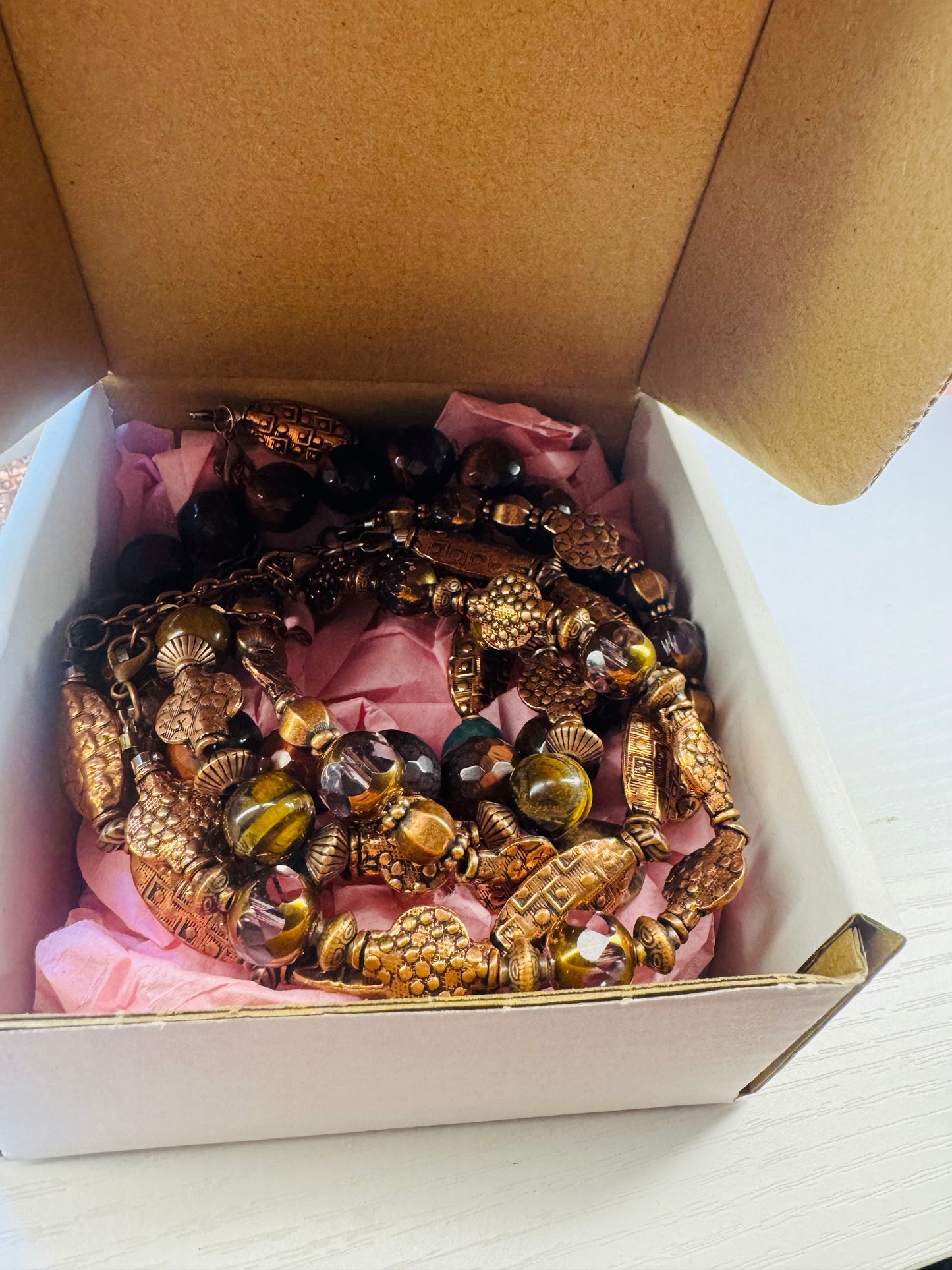 Copper bracelet set