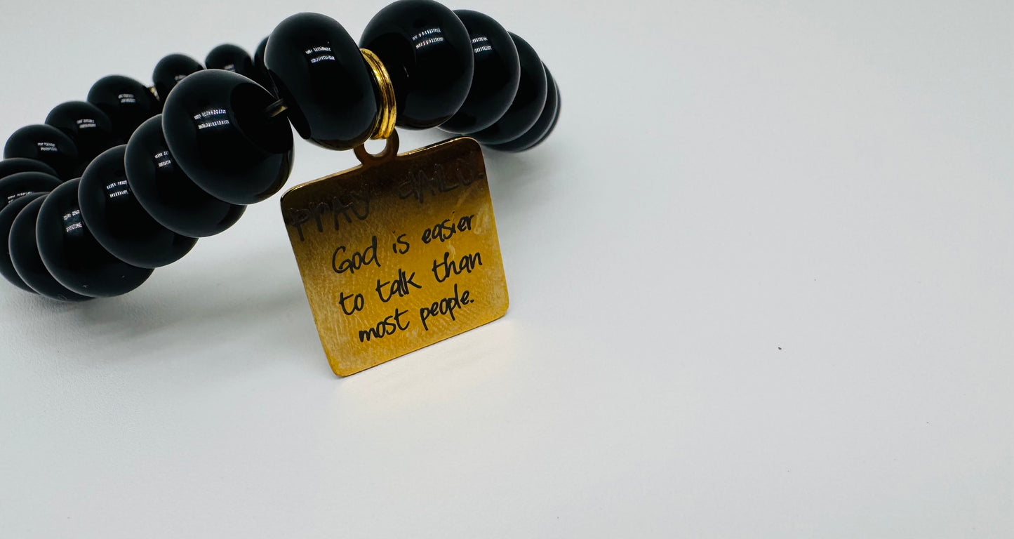 Pray daily bracelet
