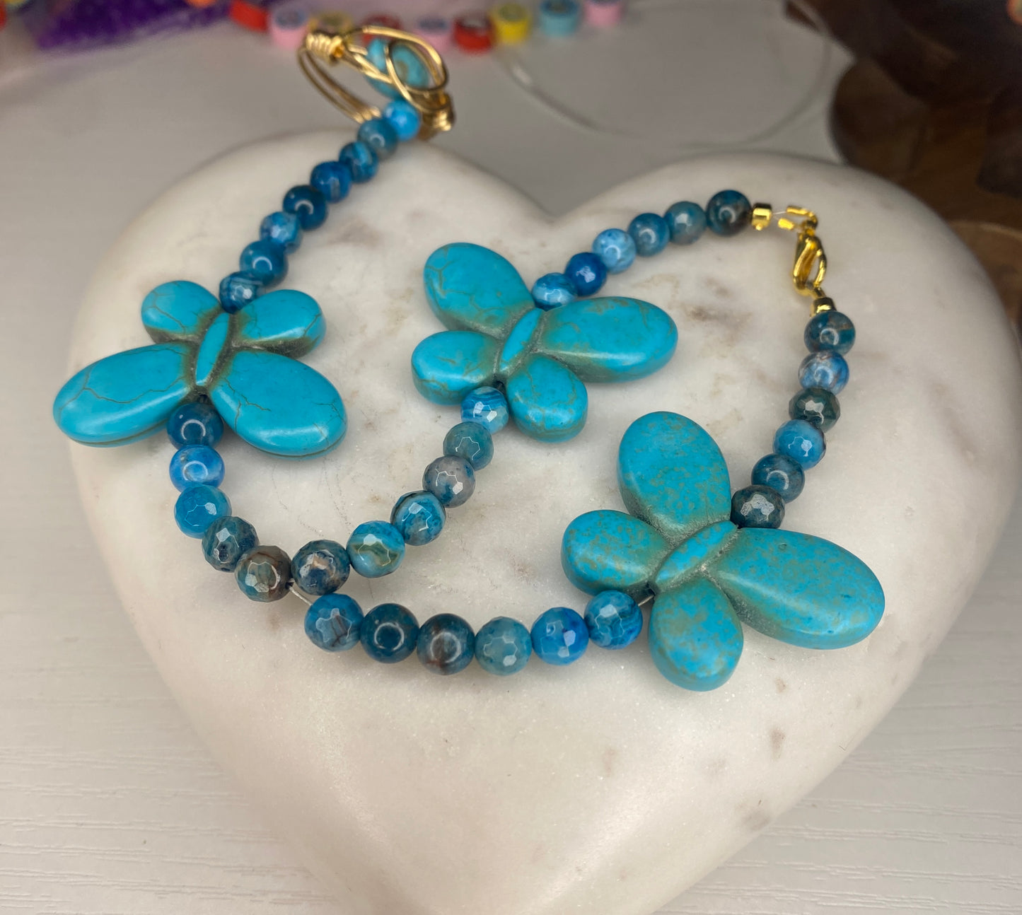 Turquoise butterfly