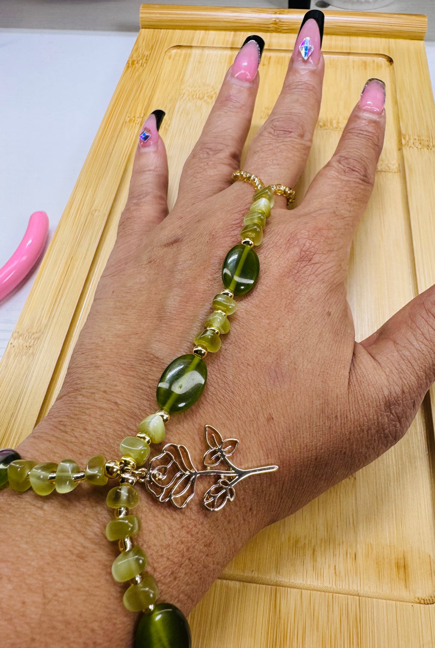 Custom hand, jewelry