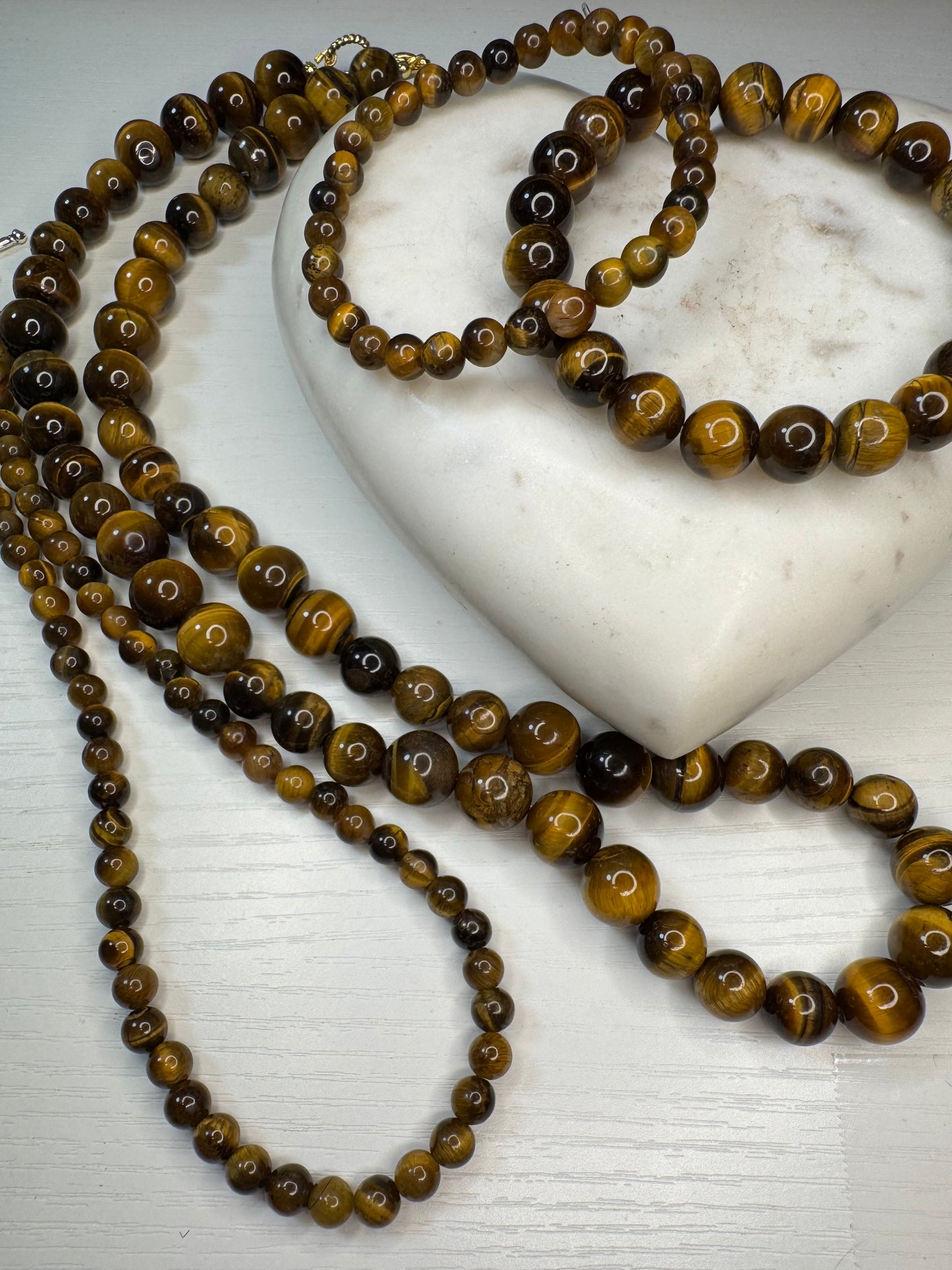 24 inch Tiger eye necklace