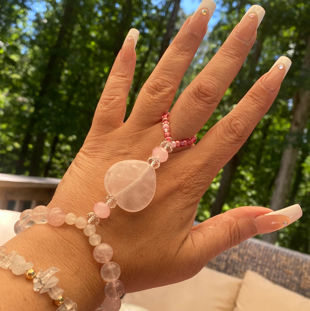  Rose quartz handpiece 