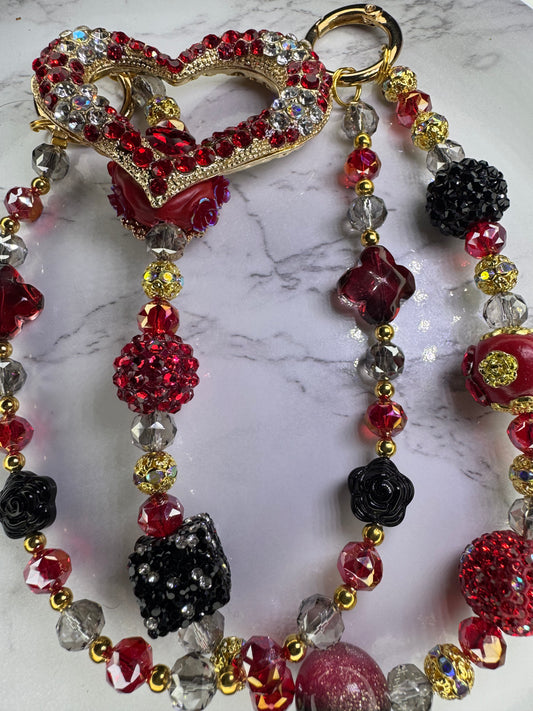 Heart purse, charm