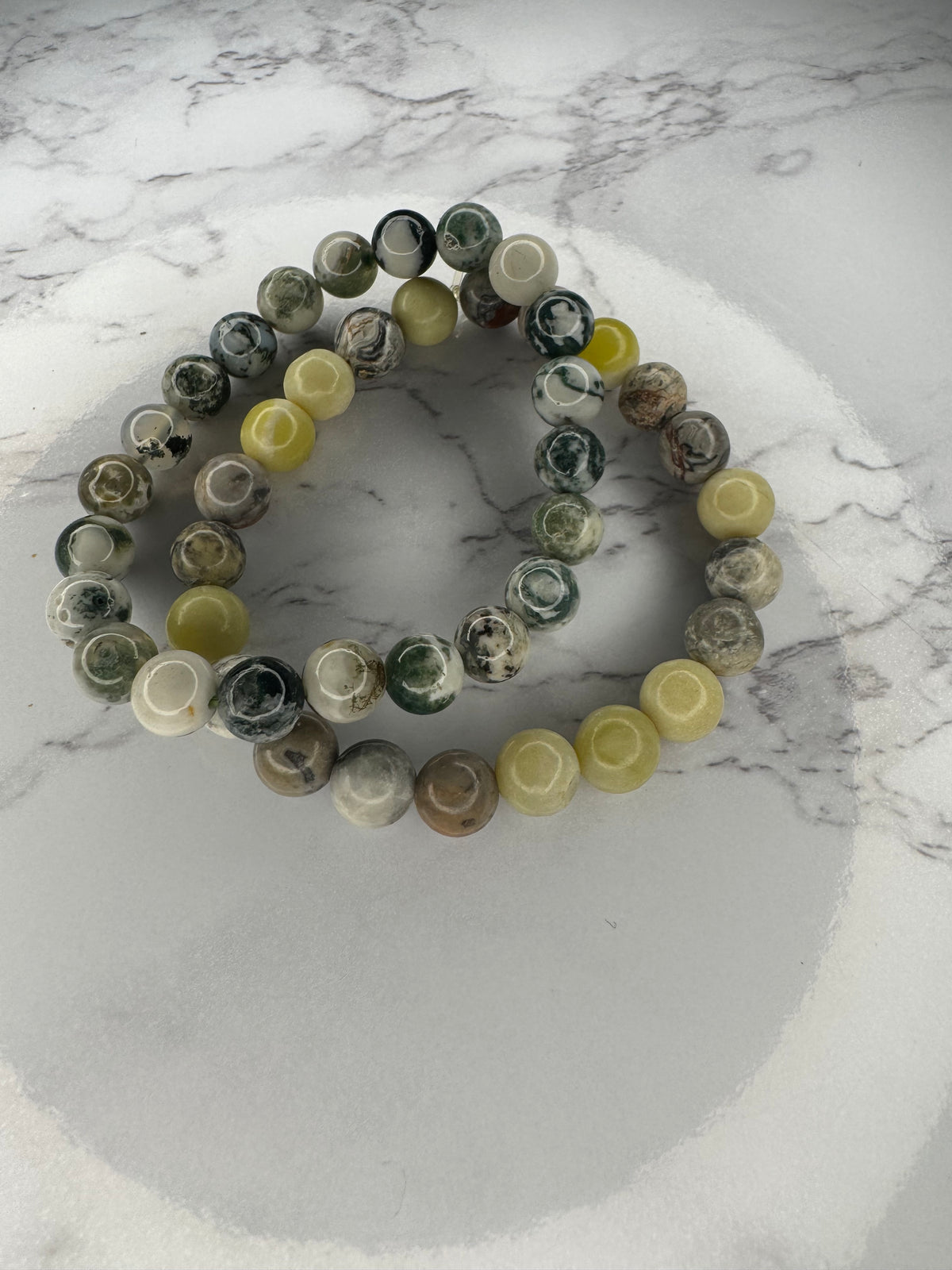 stone bracelet stack