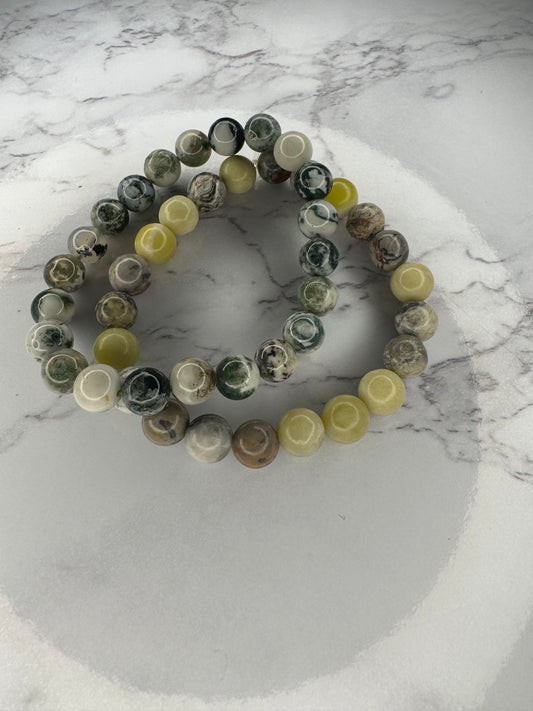 stone bracelet stack