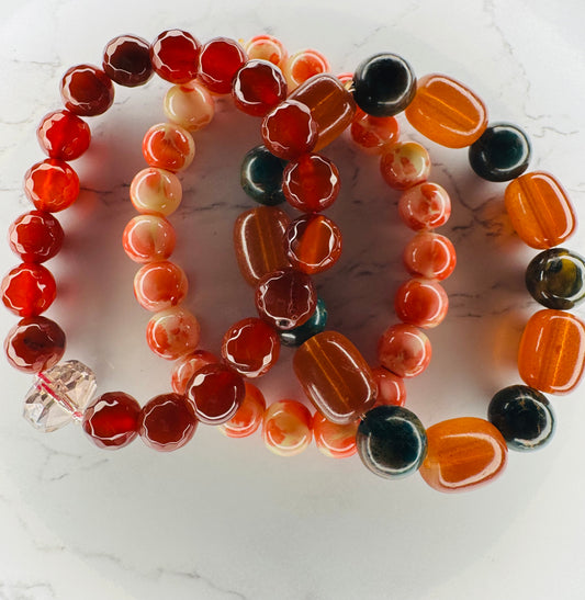 Three piece bracelet set