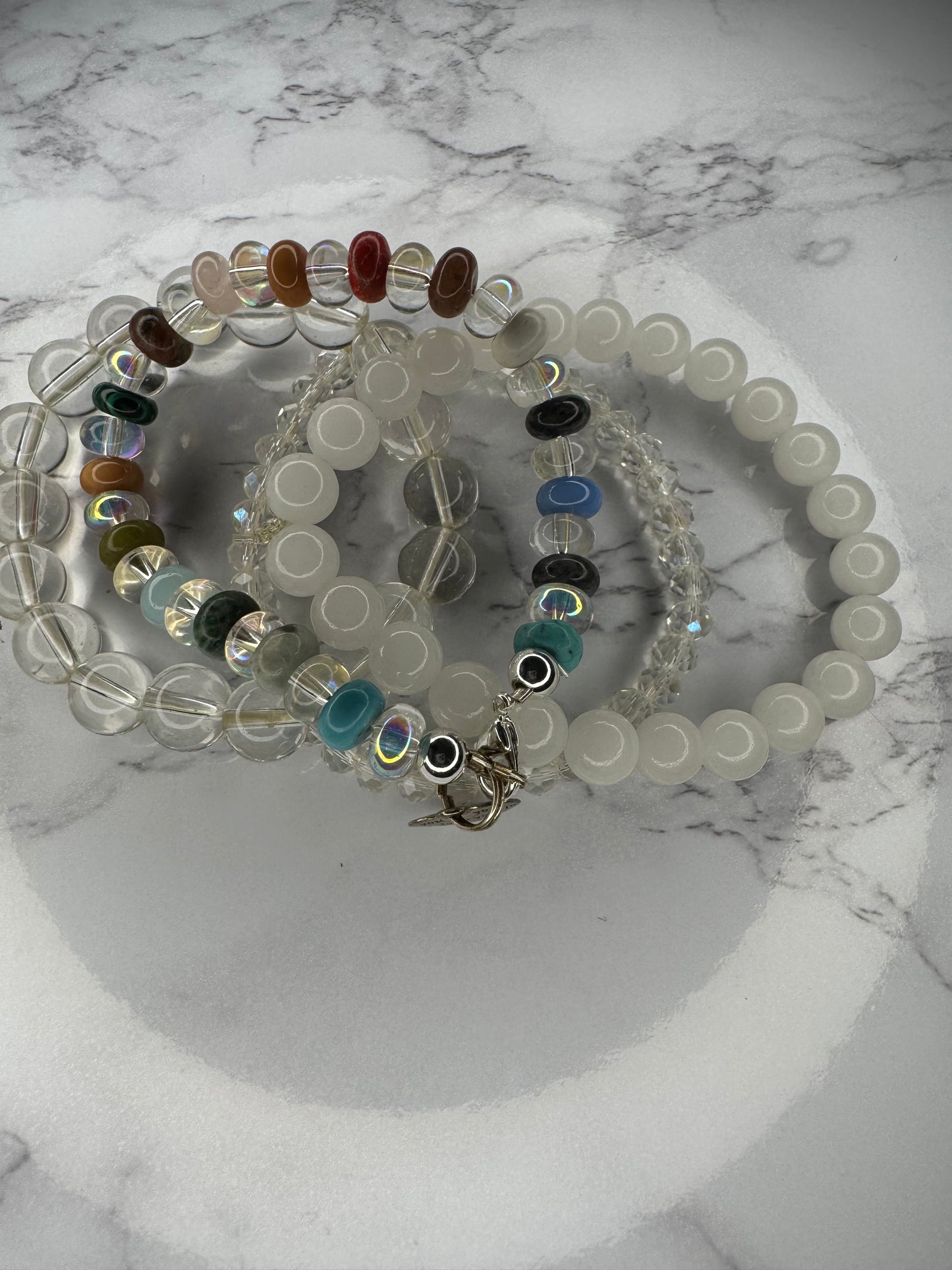 Four piece bracelet stack