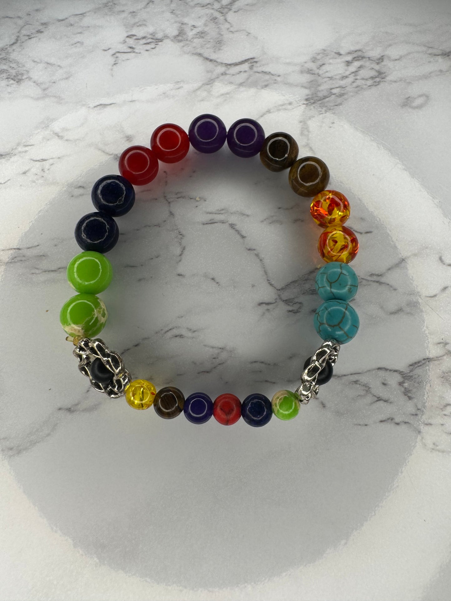 Seven chakra bracelet