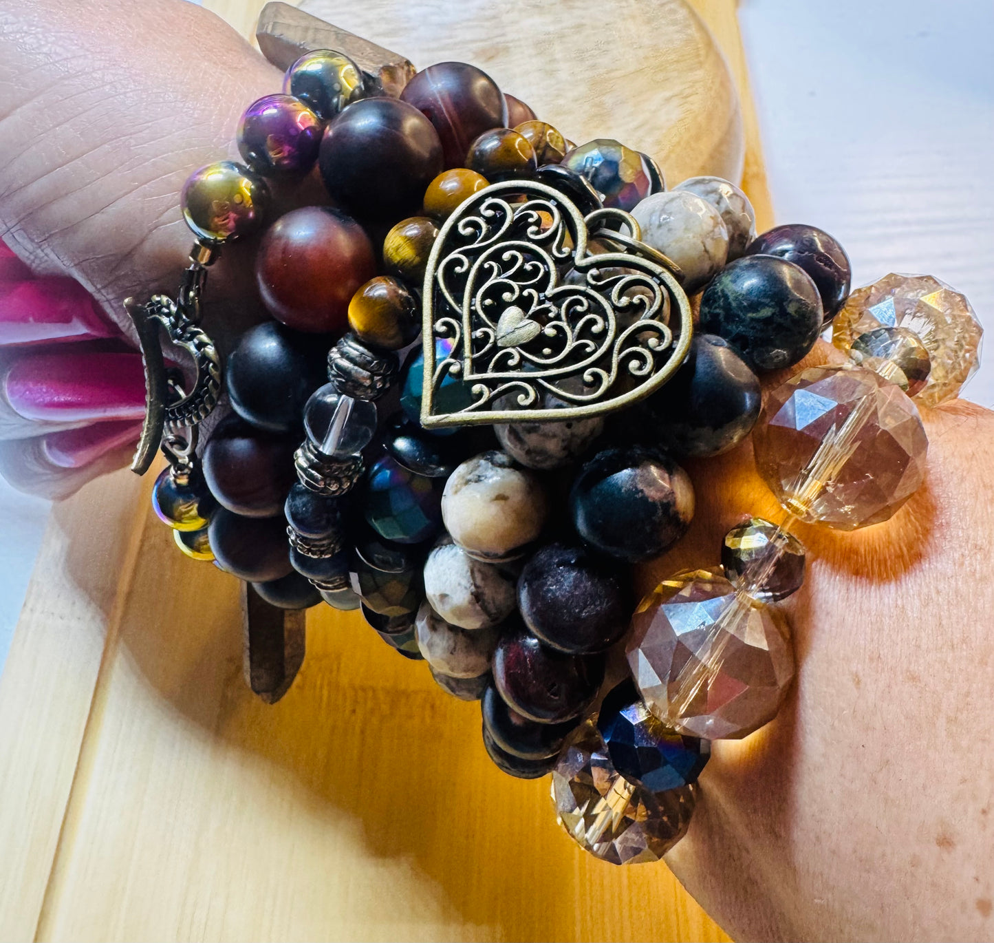 Seven piece stack