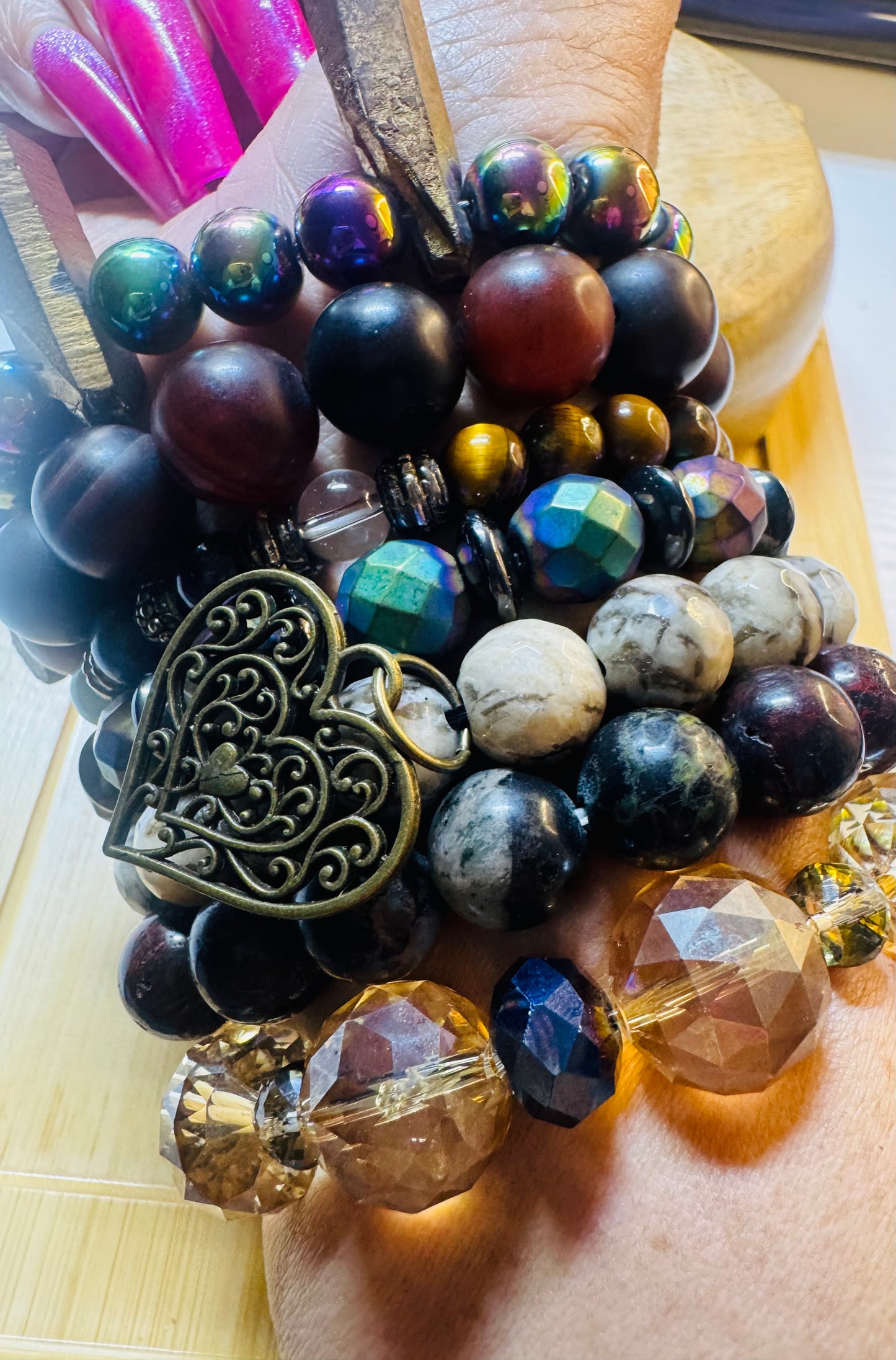 Seven piece stack