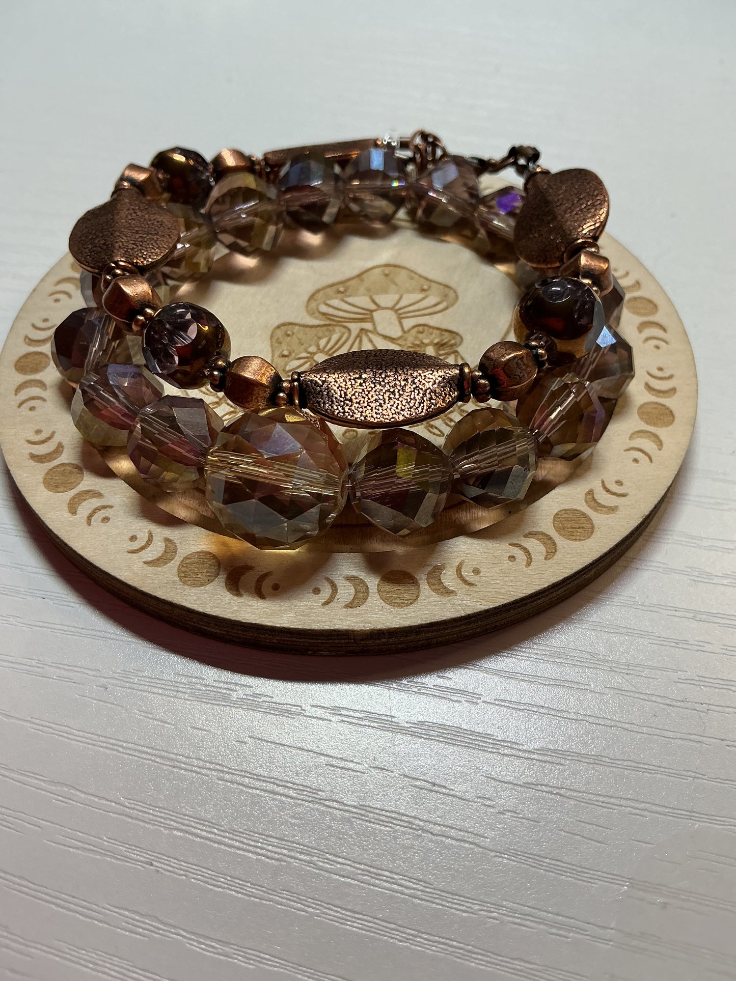 Copper bracelet set