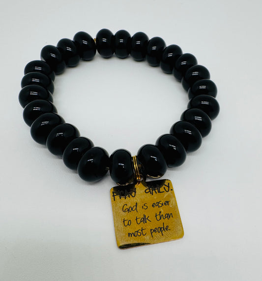 Pray daily bracelet