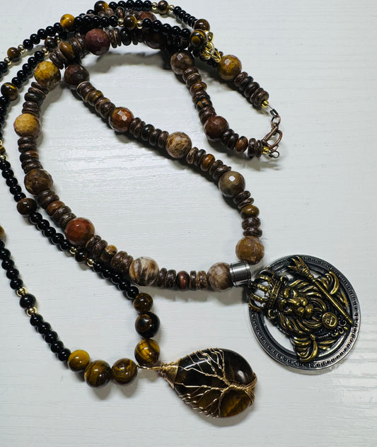 ￼#1 natural stone necklace ￼