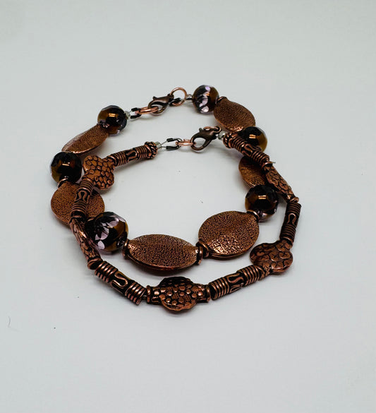 Copper bracelet set ￼