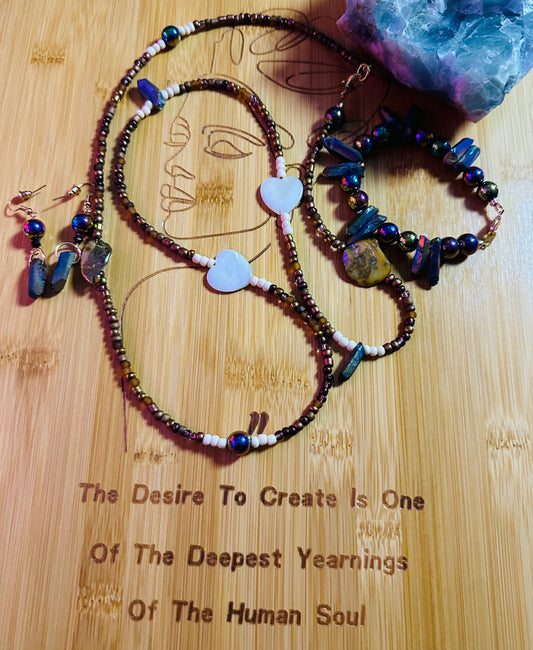 Necklace/ waistbeads set