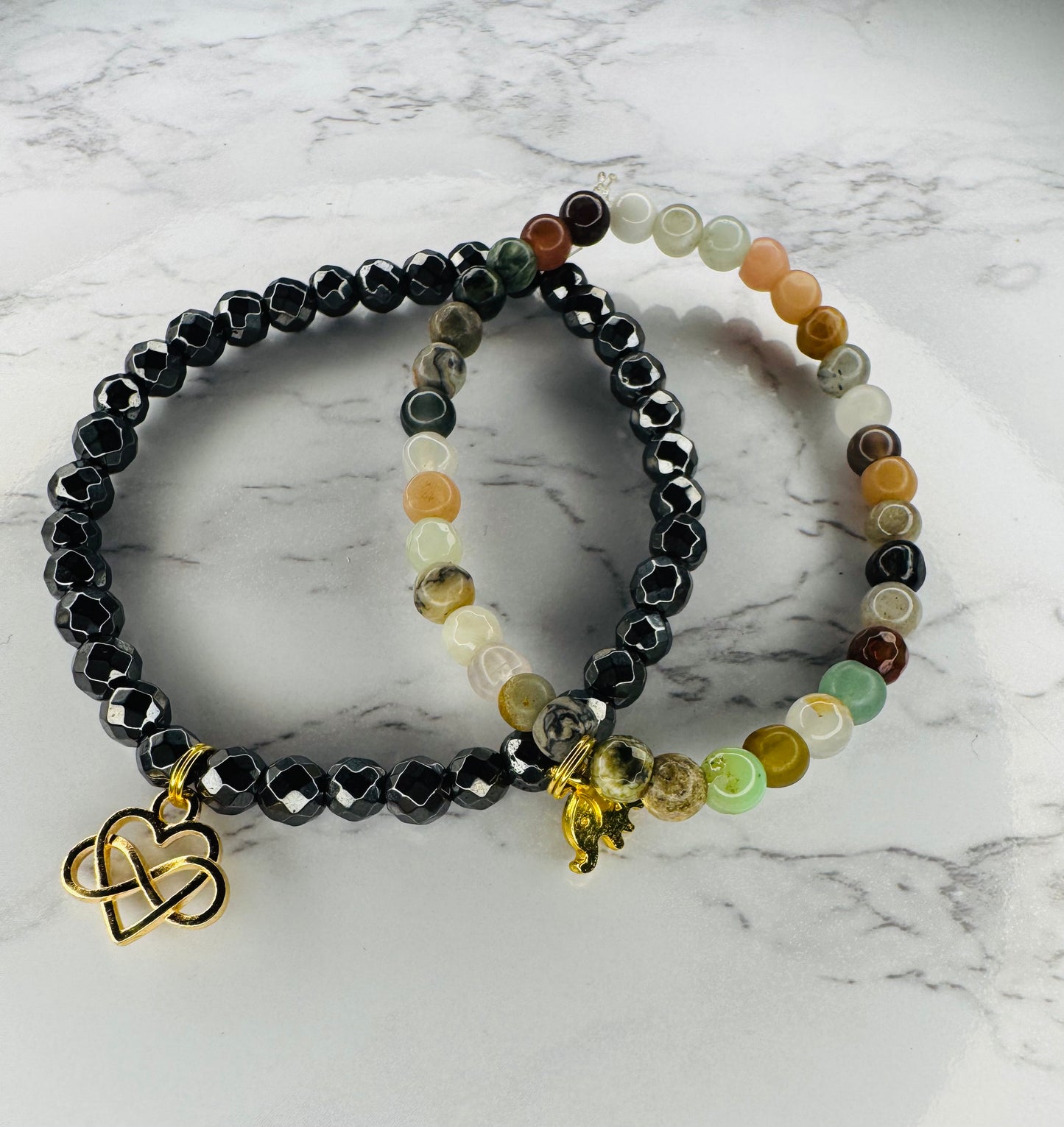 Natural crystal bracelets