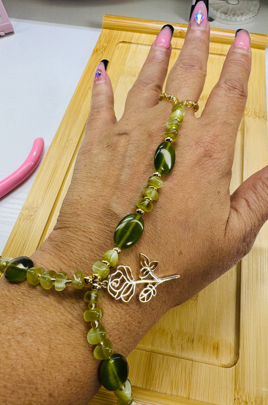 Custom hand, jewelry