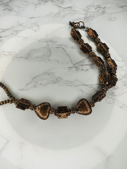 Copper hand adornment