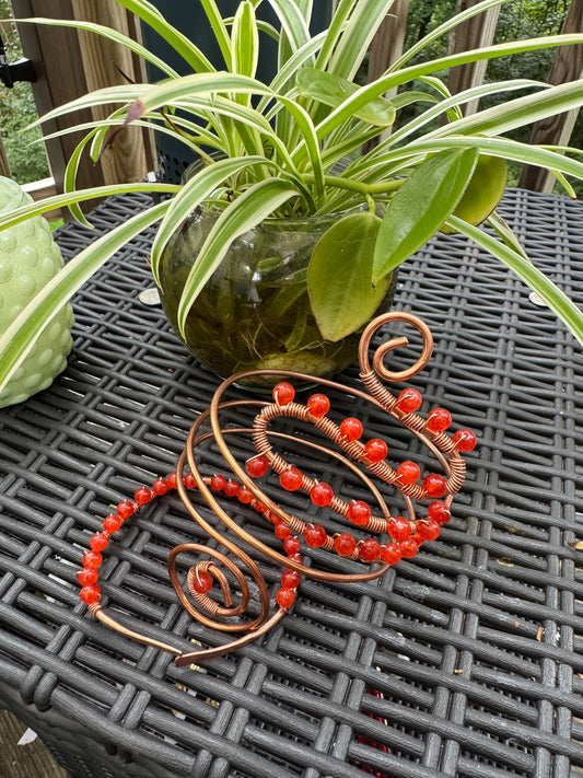 99.9% pure copper bracelet cuff set