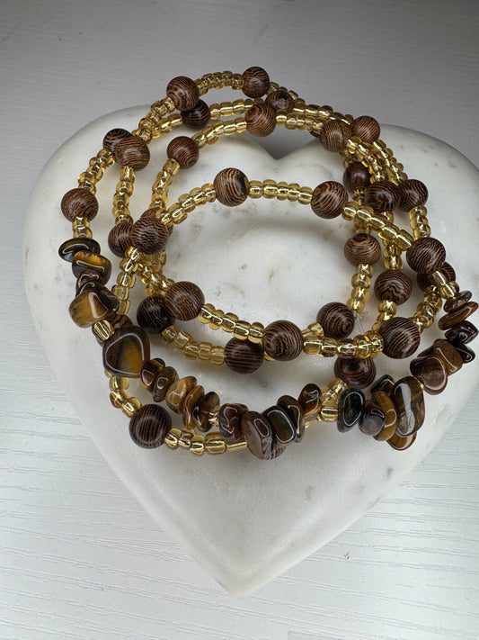 Tiger eye waistbeads